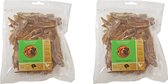 Natuurlijke snack kip, zak kippenvleugeltjes 200 gram.  Per 2 verpakkingen