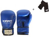 Blauwe bokshandschoenen 10 oz + binnenhandschoenen