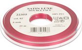 SATIN LUXE [ SATIJN LINT ] 6MM 25M - 0082 ROOD.