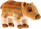 Pluche knuffel wild zwijn 25 cm - knuffeldier