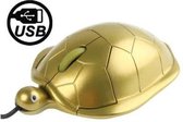 Schildpadstijl USB 3D optische muis (Golden)