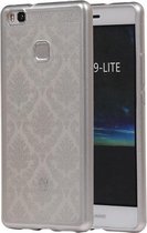 Zilver Brocant TPU back case cover hoesje voor Huawei P9 Lite