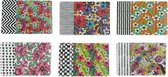 Villa d'Este Home Caribbean Queen Placemat - Plastic - 45 x 30 cm - per 6 stuks