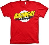 THE BIG BANG - T-Shirt BAZINGA Super Logo - Red (XXXL)
