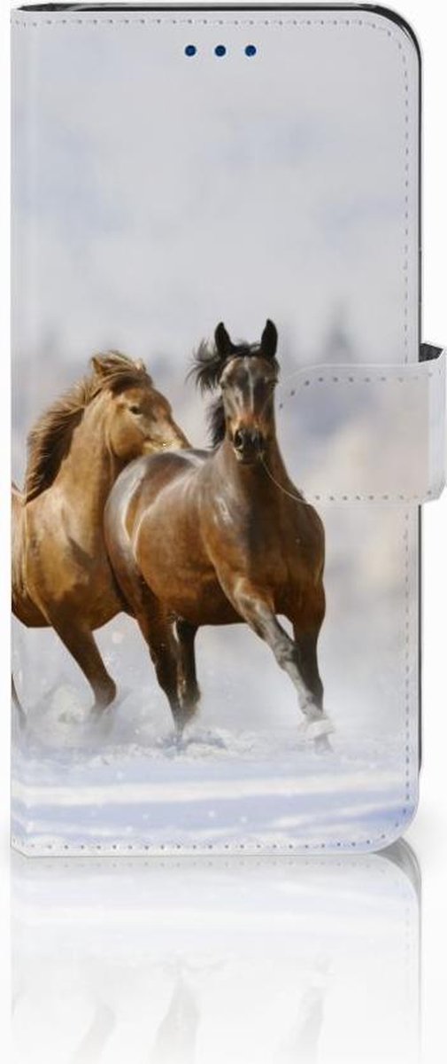 Samsung Galaxy S8 Telefoonhoesje met Pasjes Paarden