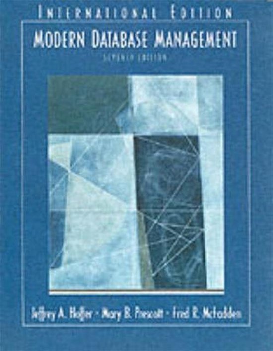 Modern Database Management - cover
