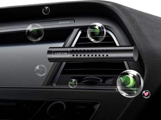 ProCar - Auto luchtverfrisser - 5 verschillende geuren - Navulling - Zwart - | Zorgt voor een frisse geur in iedere auto | Auto verfrisser - Trendy design - Ventilatierooster monteerbaar - Hervulbaar - Auto Luchtje - Geurverfrisser