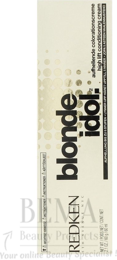 Crème De Coloration Redken Blonde Idol 60ml - Pour Cheveux Blonds - Neuf - Formule Crème