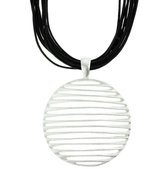 Necklace striped circle