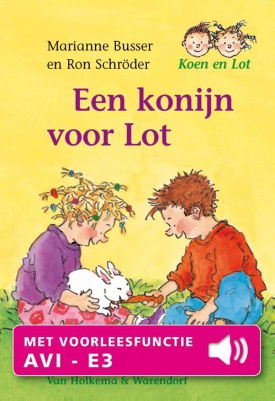 Koen en Lot 1 - Een konijn voor Lot - cover