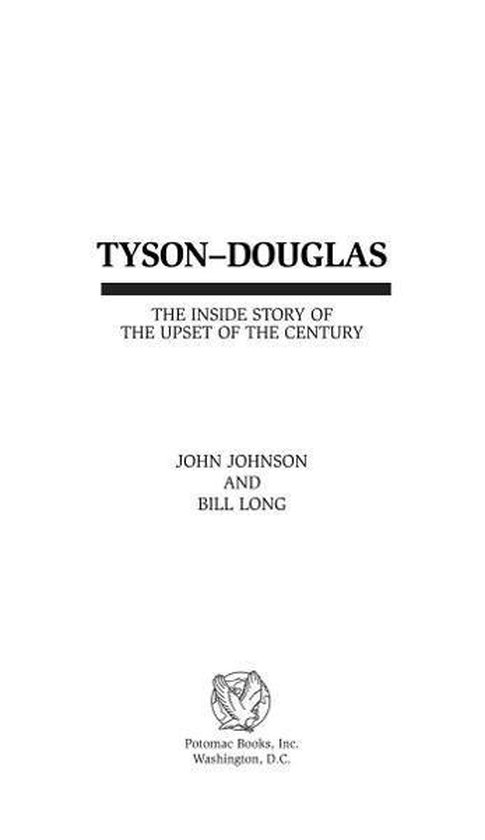 Tyson-Douglas: The Inside Story of the Upset of the Century - cover