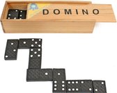 Domino in houten doosje - Reiseditie - Het perfecte reisspel voor op vakantie.