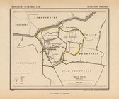 Historische kaart, plattegrond van gemeente Piershil in Zuid Holland uit 1867 door Kuyper van Kaartcadeau.com