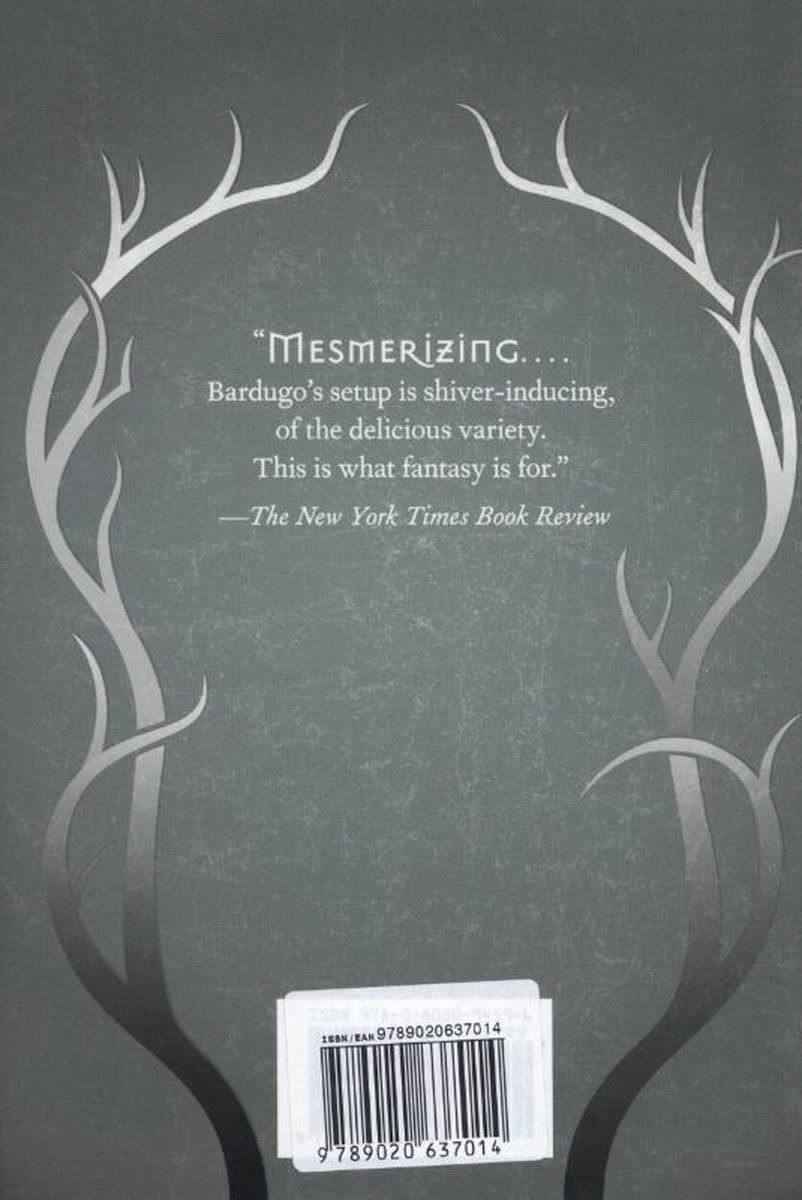 Shadow and bone - back cover