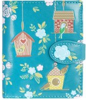 Shagwear Portemonnee - Compact Beugelportemonnee - Dames - Kunstleer - Birdie Retreat (009982)