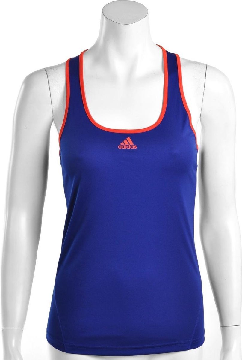 adidas Women's Response Classical Tanktop Sporttop Dames Maat XL Paars Blauw;Fluor Rood adidas Women's Response Classical Tanktop Sporttop Dames Maat XL Paars Blauw;Fluor Rood
