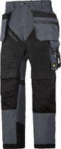 Snickers Ruffwork werkbroek 6202-5804 SteelGrey/Black mt.44