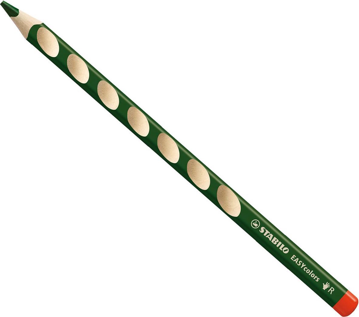 STABILO EASYcolors - Ergonomisch Kleurpotlood - Rechtshandig - Extra Dikke 4.2 mm Kern - Donker groen