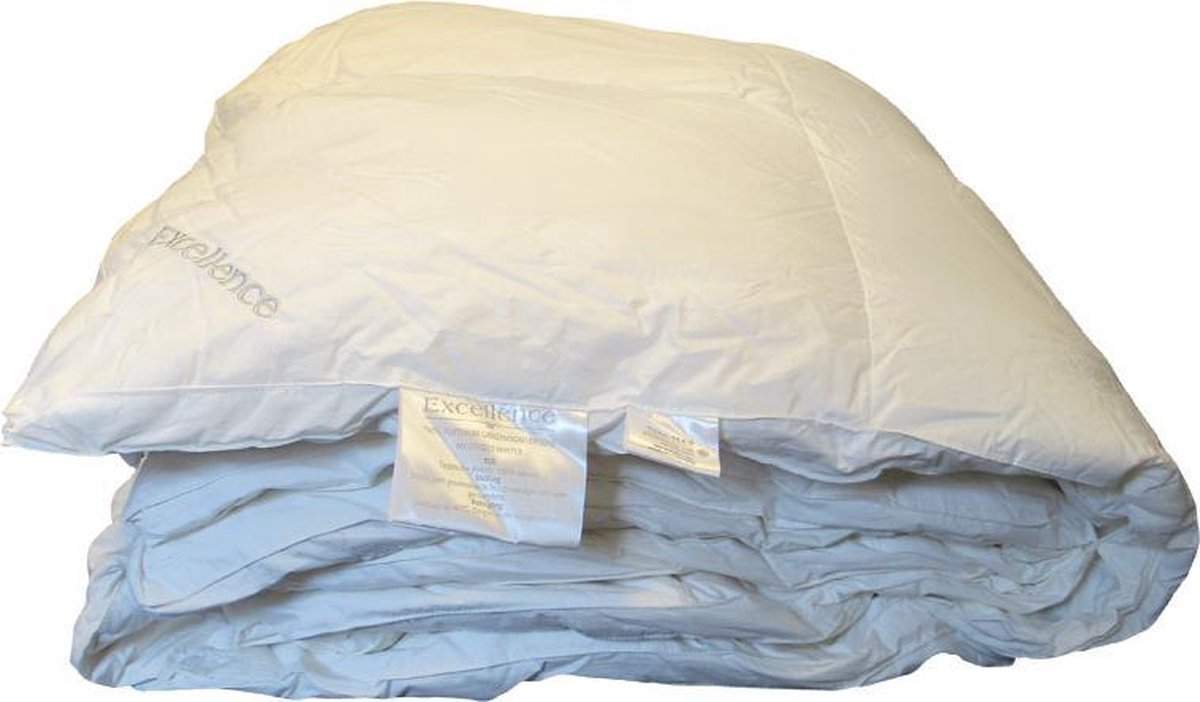 Excellence 100% Ganzendons Platinum Dekbed De Luxe (Zomer) - Litsjumeaux XL - 260x220 cm - Wit