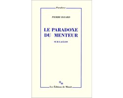Omslag van Le Paradoxe du menteur. Sur Laclos