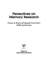 Perspectives on Learning and Memory