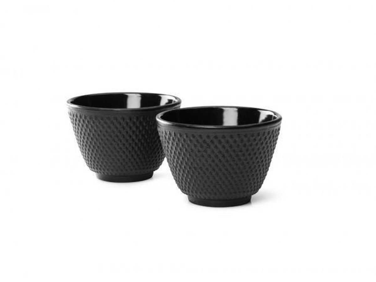 Gietijzeren Theekopjes Set/2 Zwart Jang