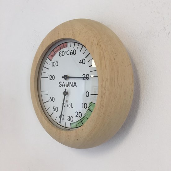 Sauna-Thermo-Hygrometer, Ø 136mm - saramax