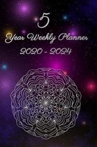 5 Year Weekly Planner 2020 - 2024