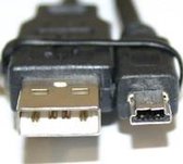 Microconnect USBAMA52 USB-kabel 1,8 m USB A Mini-USB A Zwart
