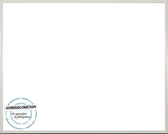 Homedecoration Easy - Cadre photo - Format photo 50x69 cm - Plastique - Blanc
