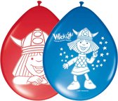 Wickie de viking ballonnen - 8 stuks