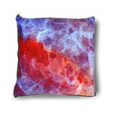 Imoha Plaid Pillow Coloured Marble