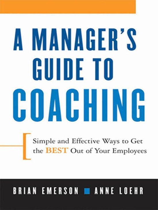 A Manager's Guide to Coaching - cover