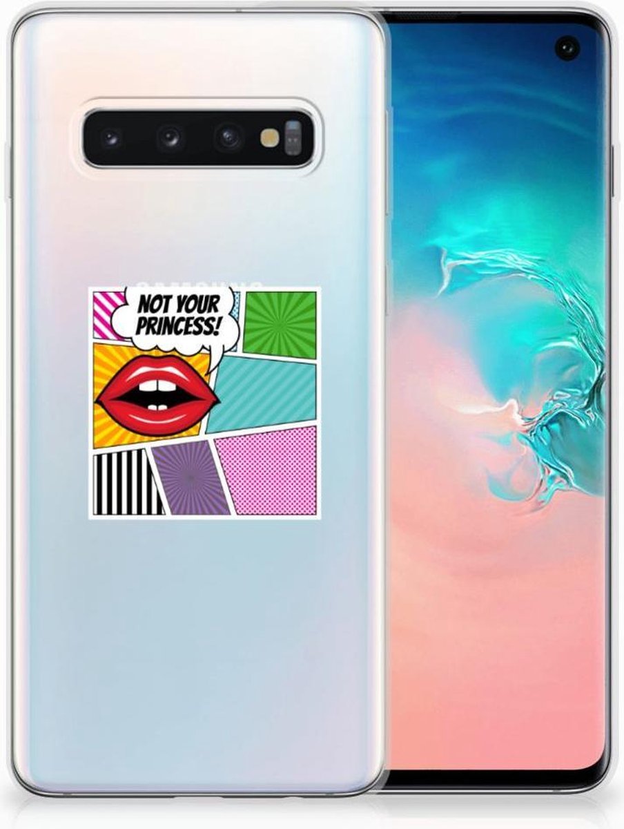 Samsung Galaxy S10 Silicone Back Cover Popart Princess