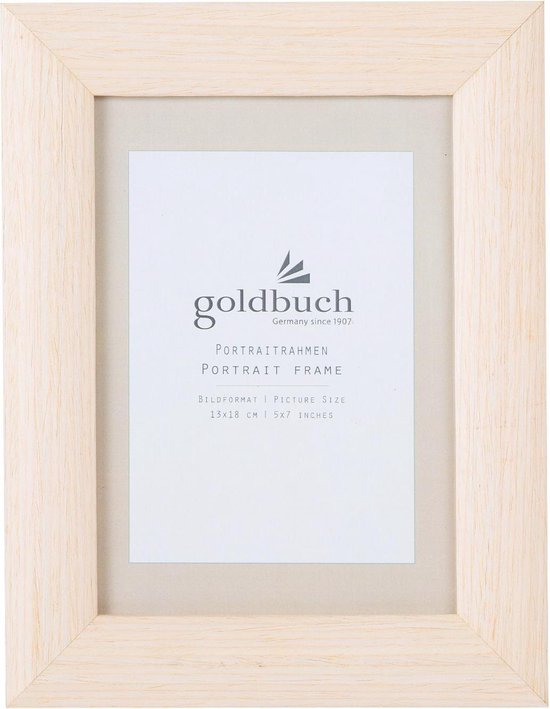 Goldbuch GOL-920613 Florence luxe houten fotolijst 13x18 nature | bol.com