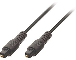 Valueline Toslink digitale audiokabel Toslink mannelijk - Toslink mannelijk  5,00 m zwart