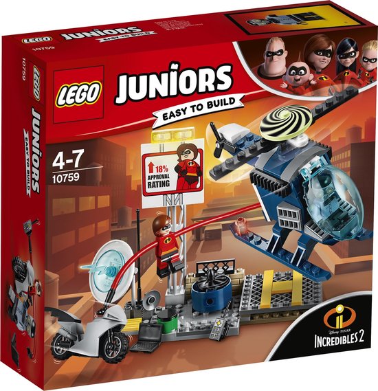 LEGO Juniors Dakachtervolging van Elastigirl - 10759
