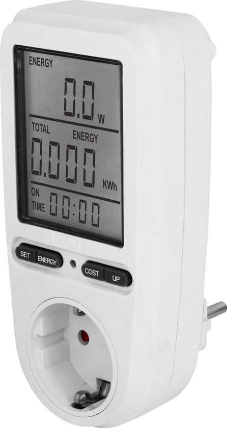 EcoSavers Energiemeter Groot Display  Electriciteitsmeter | Energieverbruiksmeter | Meten=Weten | GS-keurmerk