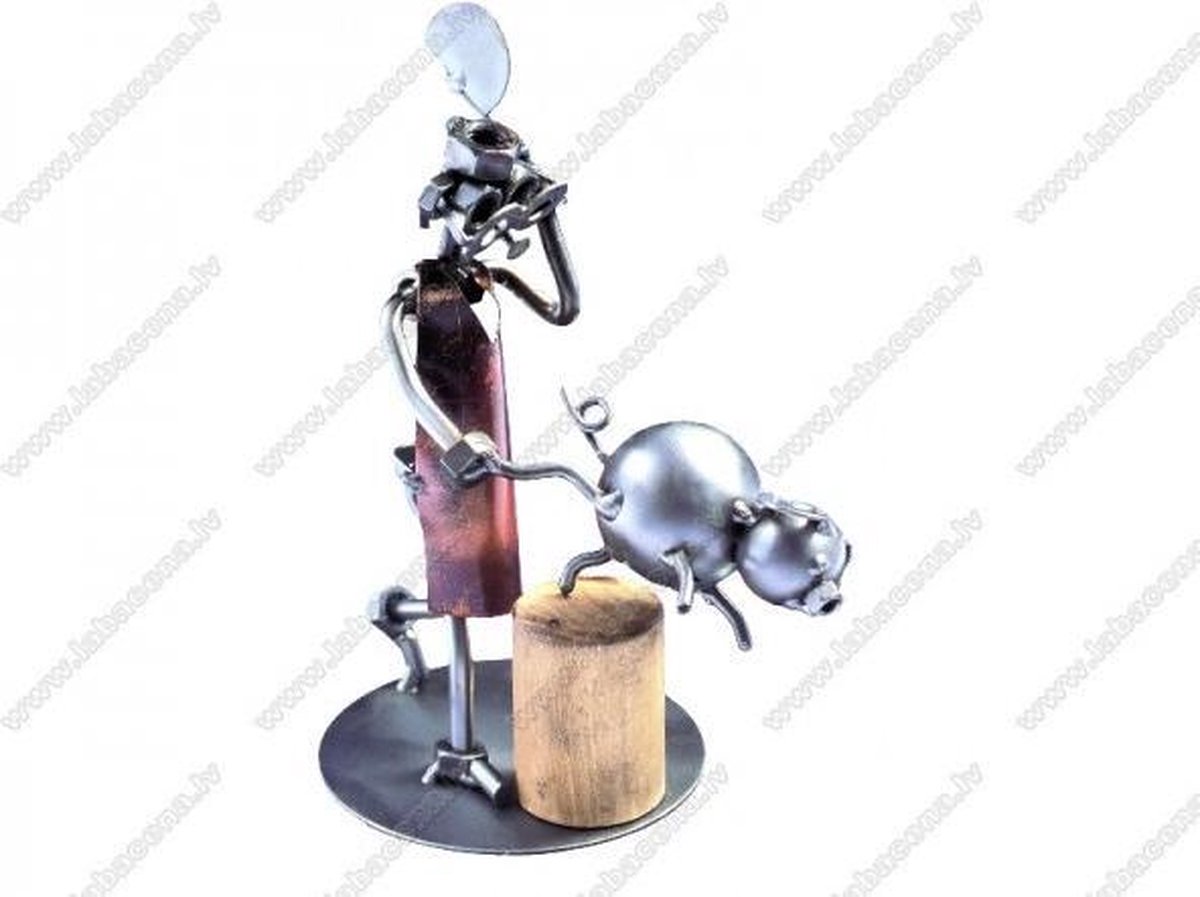 Hinz & Kunst smeedwerkfiguur beroep "Slager"