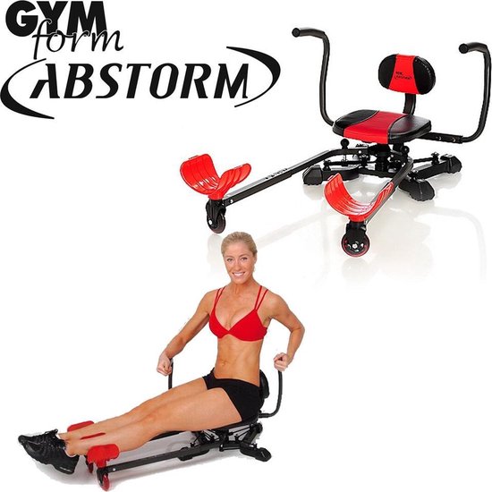 Gymform Ab Storm Fitness apparaat – home trainer – buikspieren training –  fitness bank | bol.com