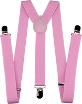 Fako Fashion® - Bretels - Effen - 100cm - Roze
