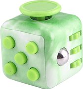 Jade Green patroon Fidget Cube Relieves Stress en Anxiety Attention Toy voor Children en Adults