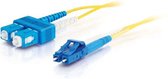 C2G 85586 Glasvezel kabel 1 m OFNR LC SC Geel