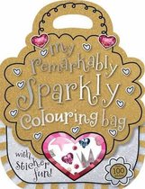 Remarkably Sparkly Shaped Colouring and Sticker Book