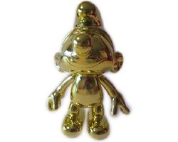 De smurfen - Beweegbare gouden smurf - 20 cm - Puppy.