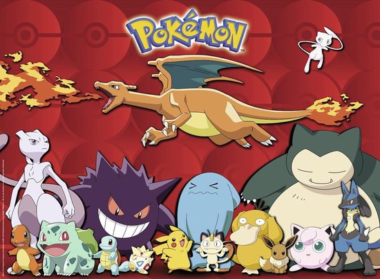 Ravensburger puzzel Pokémon - Legpuzzel - 100XXL stukjes