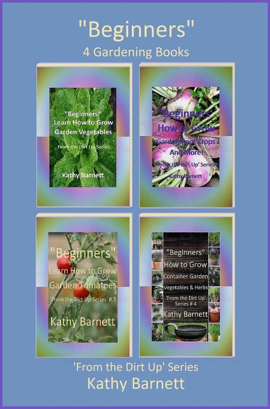 "Beginners" 4 Gardening Books - cover