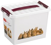 Sunware Q-Line Storage Box - 9L - Plastique - Décor pour animaux de compagnie