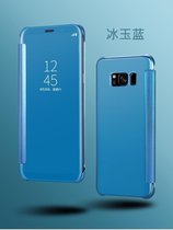 Clear View Cover Set voor Samsung Galaxy S8 _ Blauw