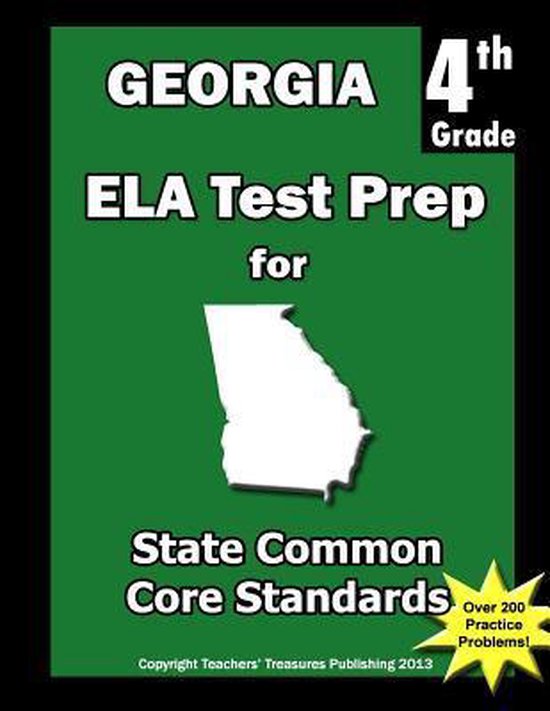 Georgia 4th Grade Ela Test Prep - cover